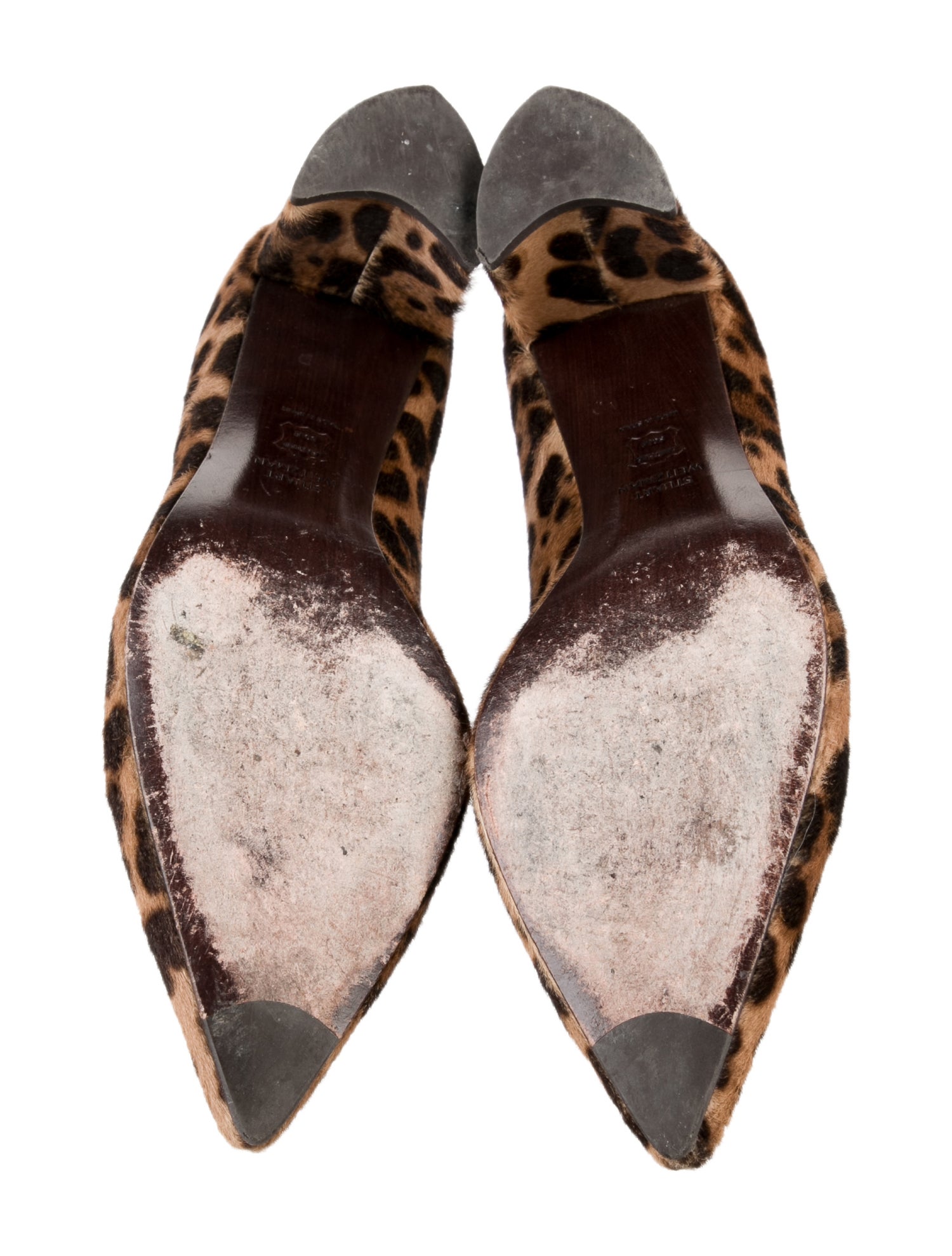 Stuart Weitzman Ponyhair Animal Print Pumps